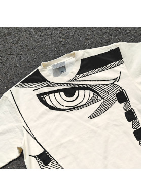 Футболка з принтом аніме Наруто Аніме Паін Прінт оверсайз (S/M/L) Черний