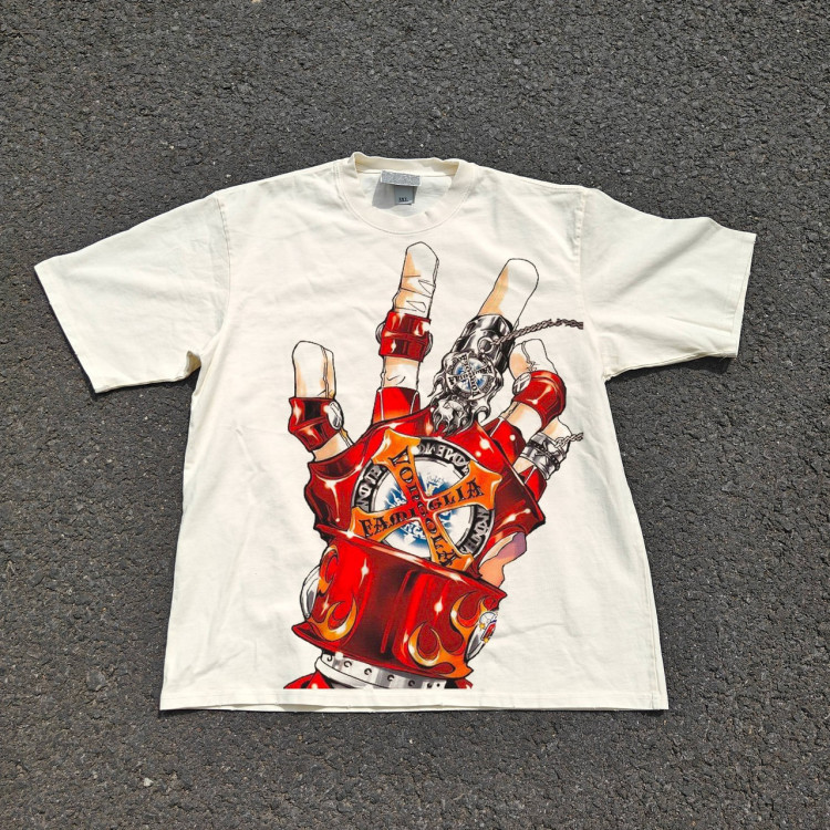 Футболка з принтом аніме Аніме Катекйоу Хітман Реборн оверсайз (S/M/L) Черний