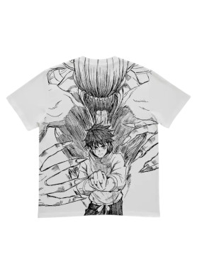 Футболка з принтом аніме Аніме Джуджутсу Каісен Йута оверсайз (S/M/L) Черний