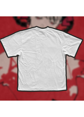 Футболка з принтом аніме Аніме Кіте Аніме Сава оверсайз (S/M/L) Черний