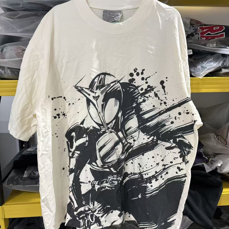 Футболка з принтом аніме Аніме Камен Рідер Кабуто оверсайз (S/M/L) Черний