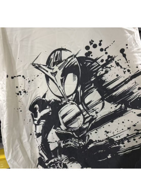 Футболка з принтом аніме Аніме Камен Рідер Кабуто оверсайз (S/M/L) Черний