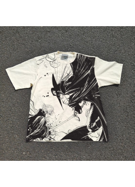 Футболка з принтом аніме Аніме Вампір Хунтер Д оверсайз (S/M/L) Черний