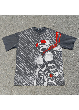 Футболка з принтом аніме Аніме Камен Рідер Такесхі оверсайз (S/M/L) Черний