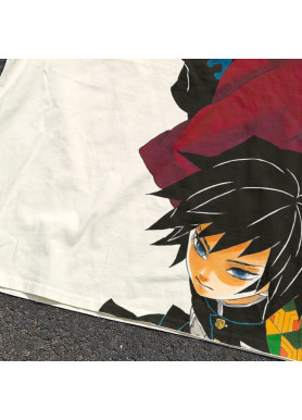 Футболка з принтом аніме Вбивця демонів Аніме Гійу Томіока оверсайз (S/M/L) Черний