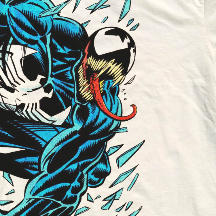 Футболка з принтом аніме Аніме Веном Сймбіоте Віллаін оверсайз (S/M/L) Черний